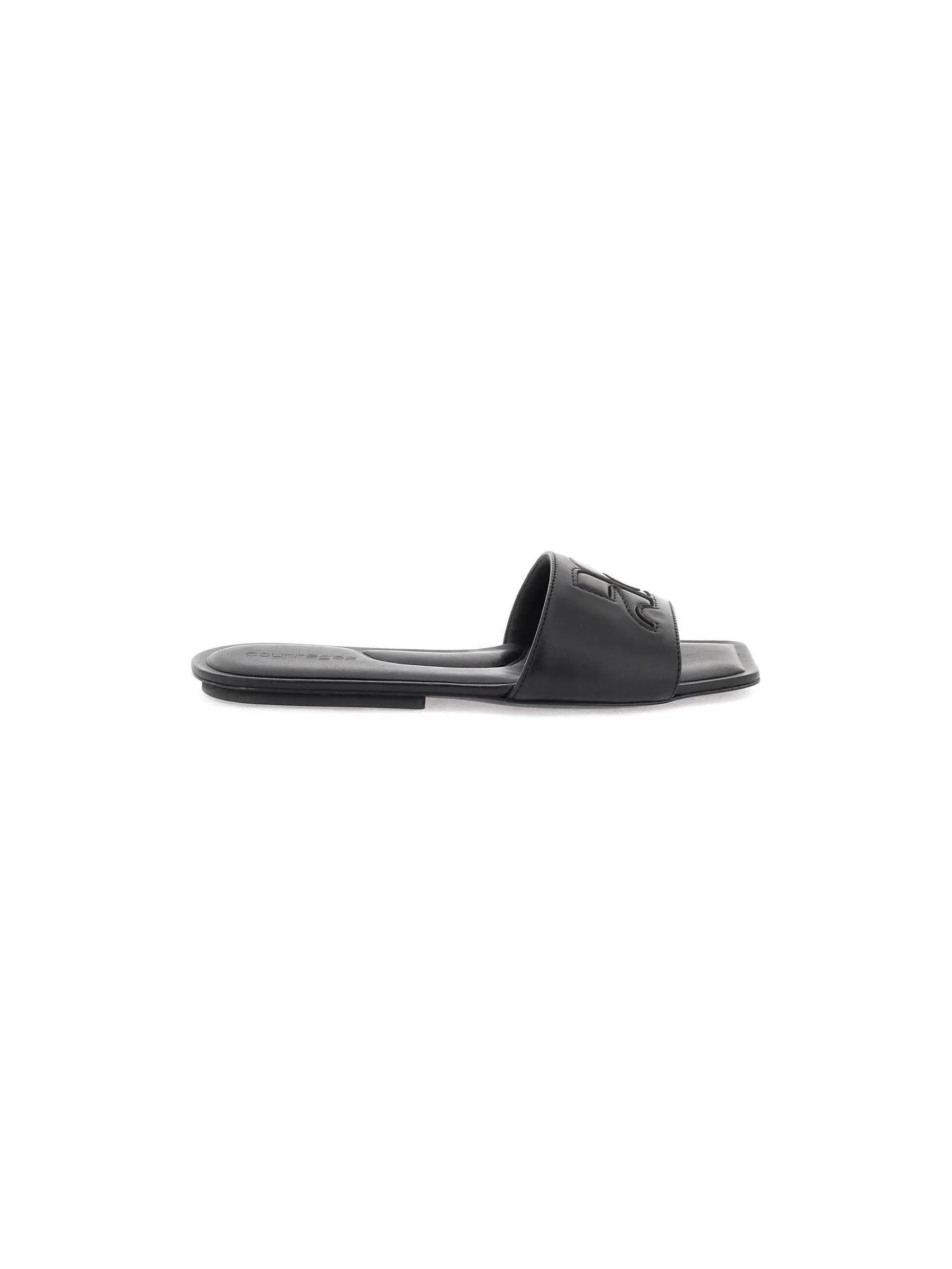 AC Nappa Leather Slides