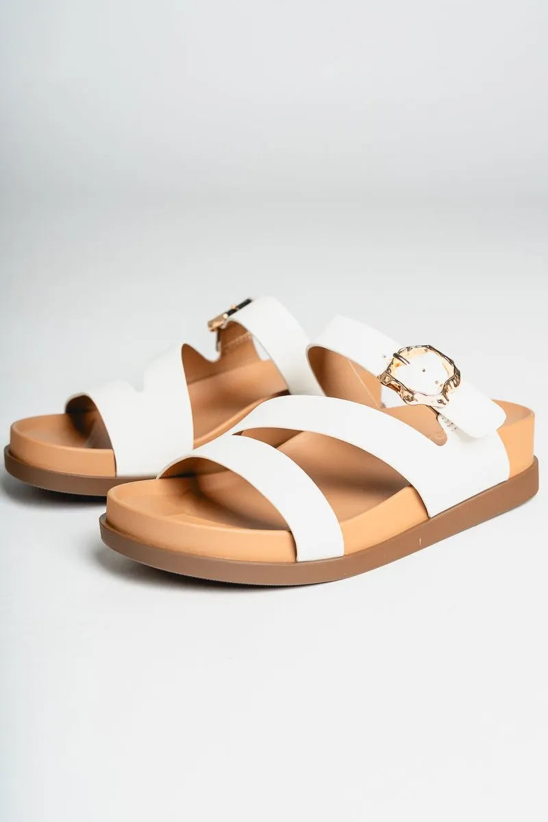 Astrid strappy sandal white