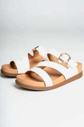 Astrid strappy sandal white