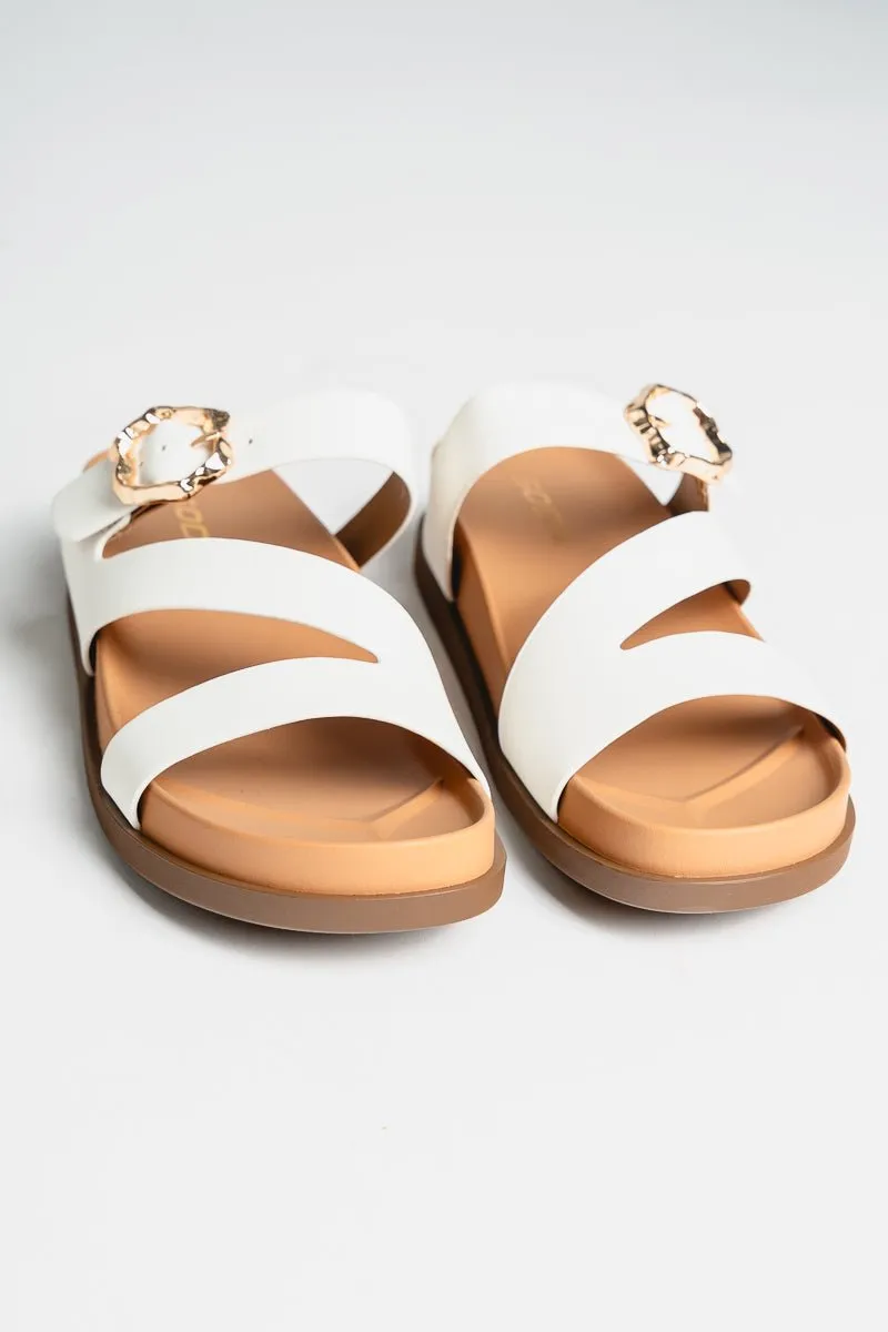 Astrid strappy sandal white