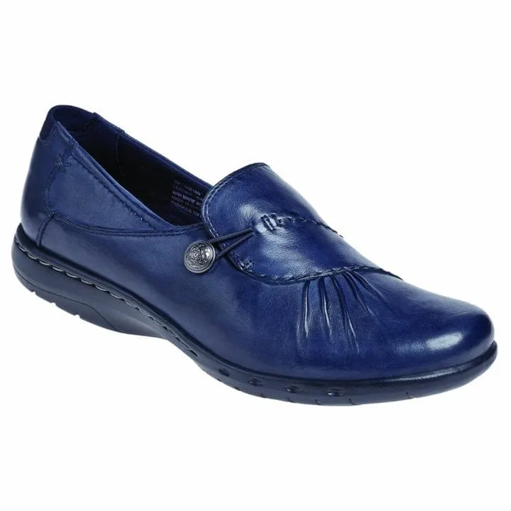 Cobb Hill Women's Paulette Slip Ons- Navy