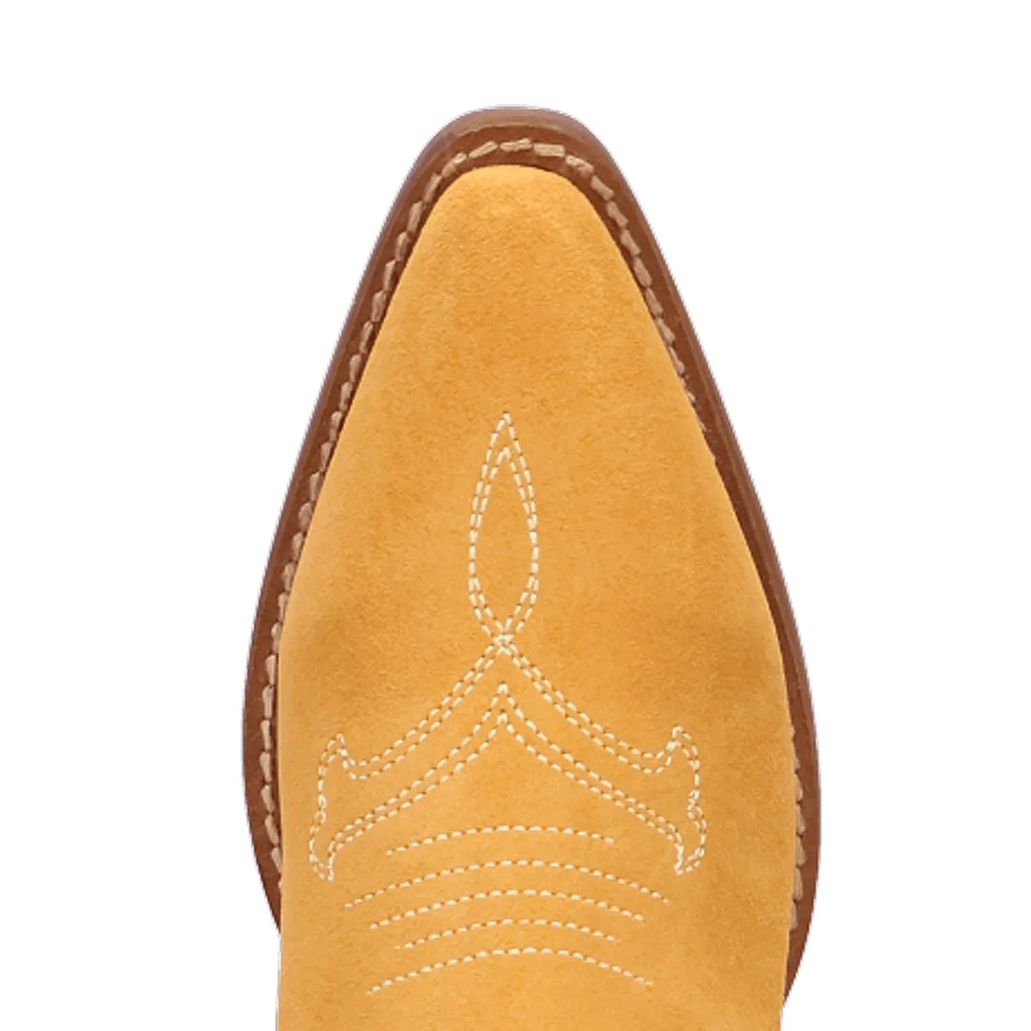 Dingo Womens Movin On Yellow Suede Cowboy Boots