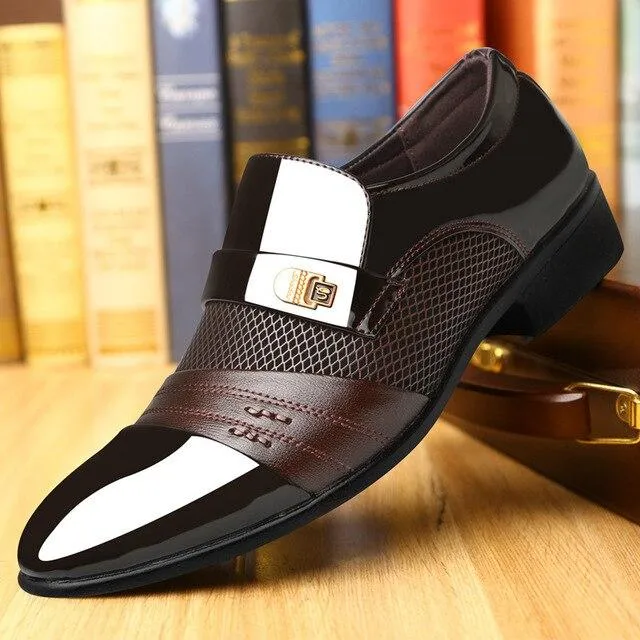 Fashion Men Breathable Oxfords Business Shoes