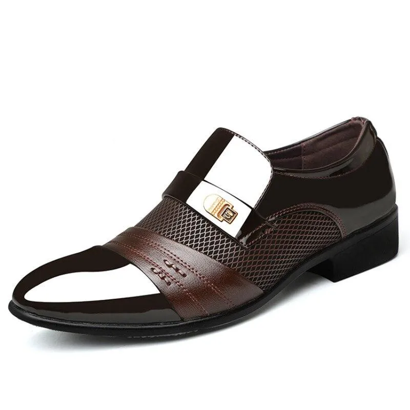 Fashion Men Breathable Oxfords Business Shoes