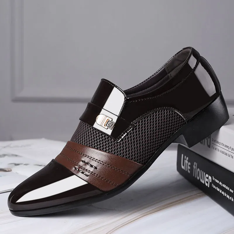Fashion Men Breathable Oxfords Business Shoes