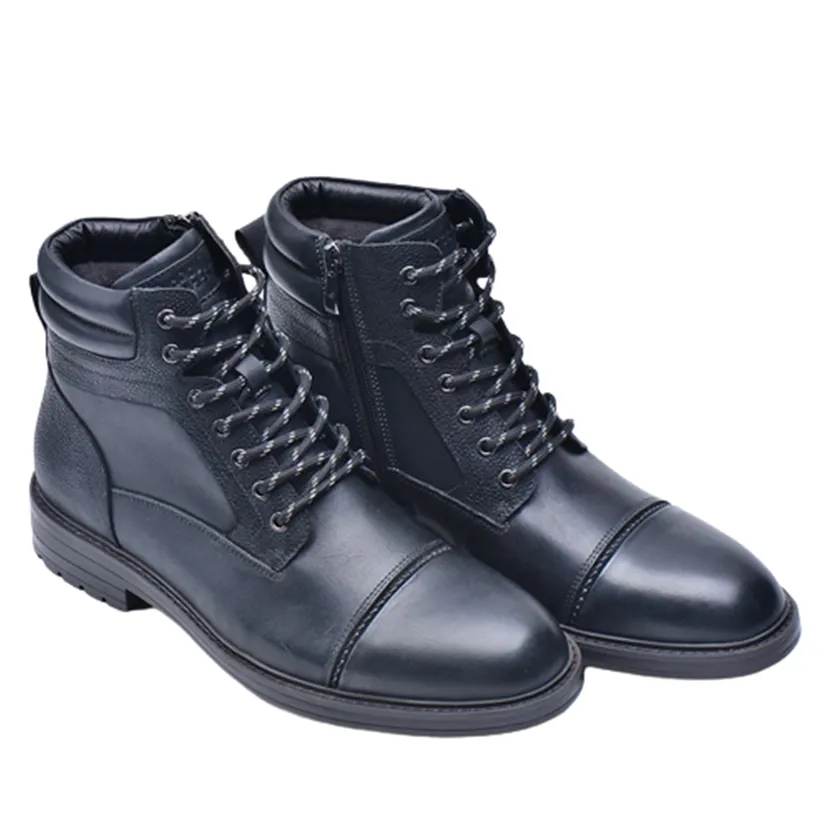 Funki Buys | Boots | Men's High Quality Leather Ankle Boots