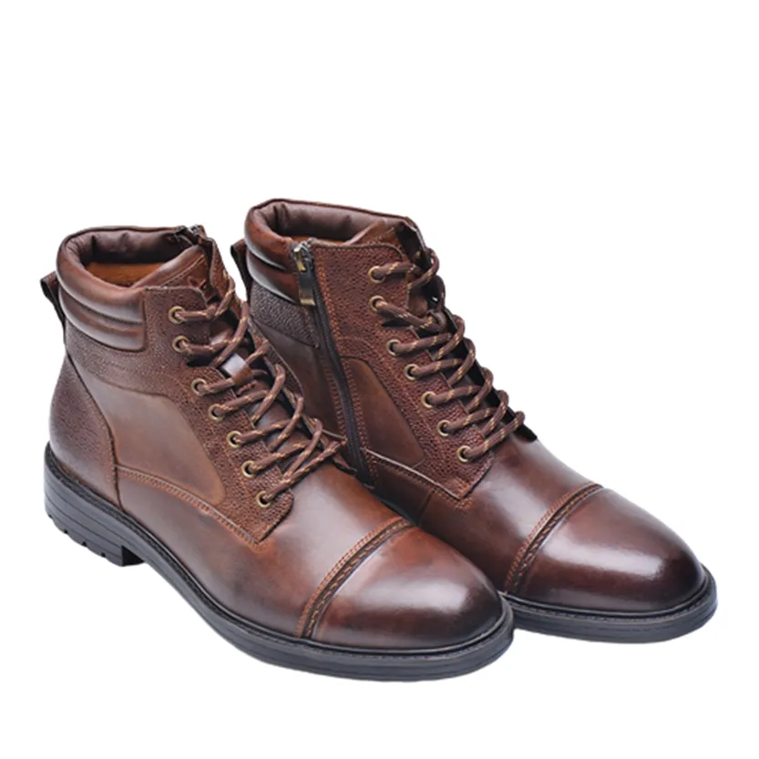 Funki Buys | Boots | Men's High Quality Leather Ankle Boots