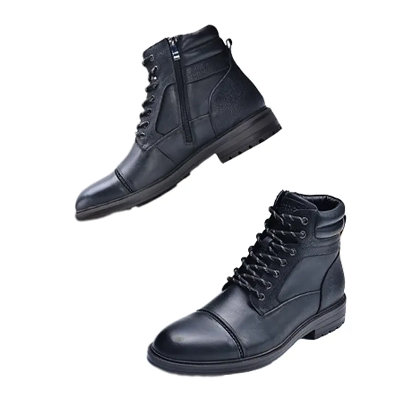 Funki Buys | Boots | Men's High Quality Leather Ankle Boots