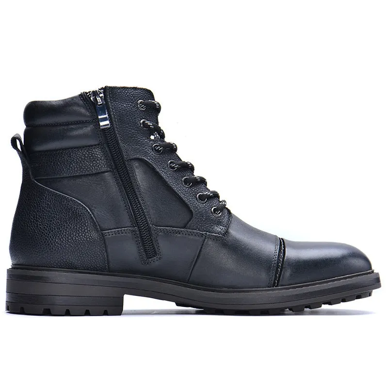 Funki Buys | Boots | Men's High Quality Leather Ankle Boots