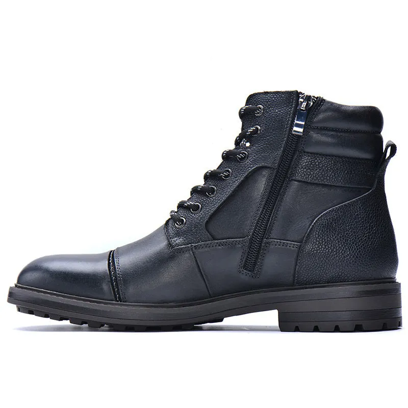 Funki Buys | Boots | Men's High Quality Leather Ankle Boots