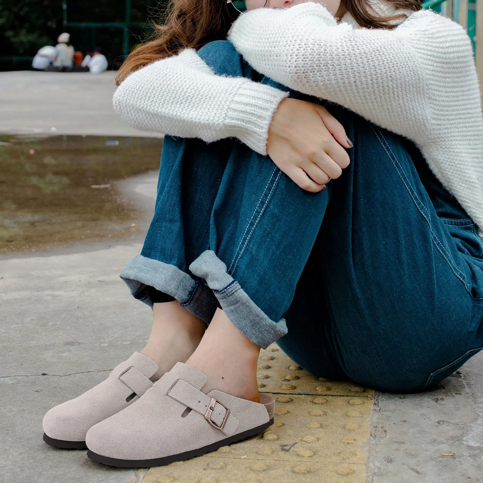 Ianthe - Cozy Suede Slippers for Women