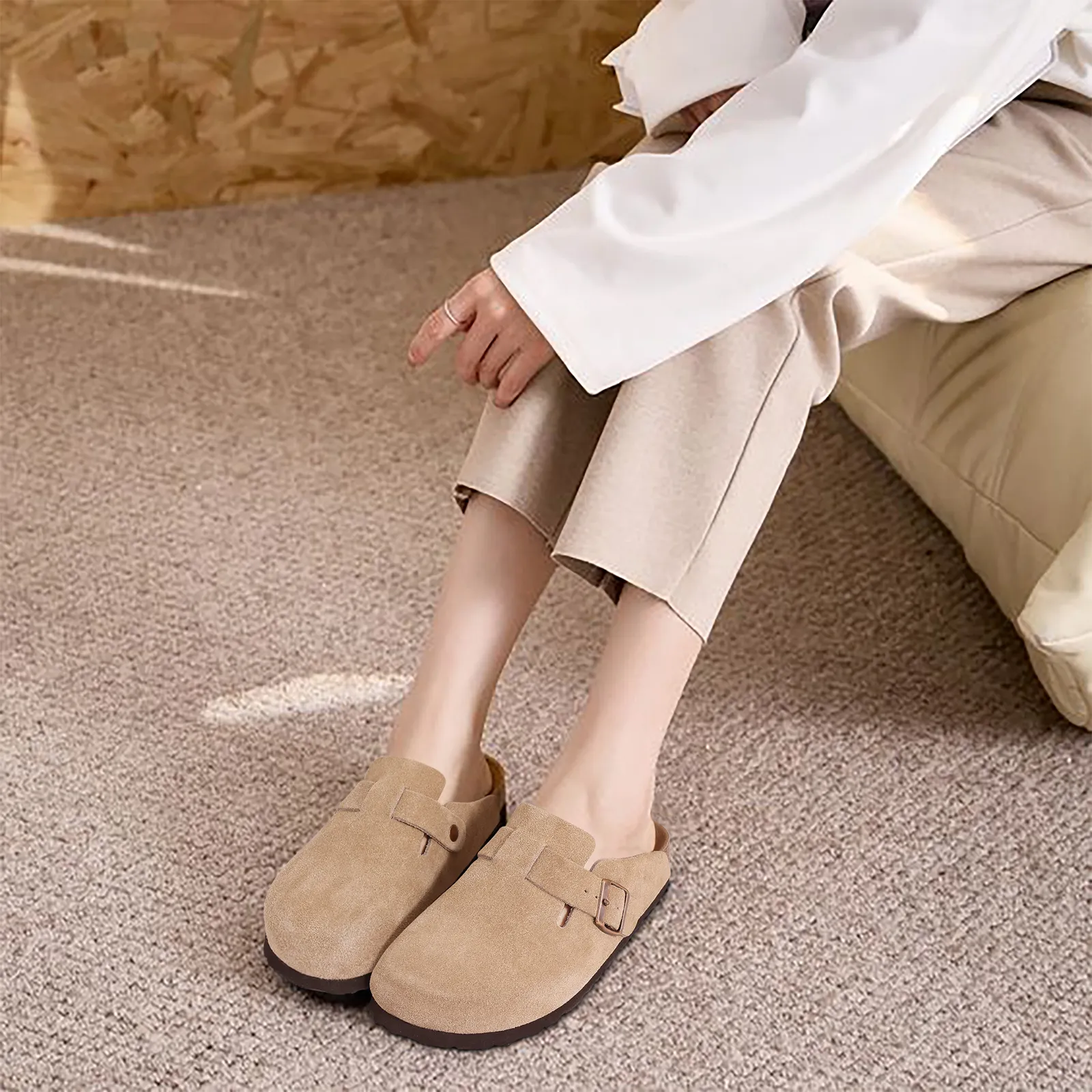 Ianthe - Cozy Suede Slippers for Women