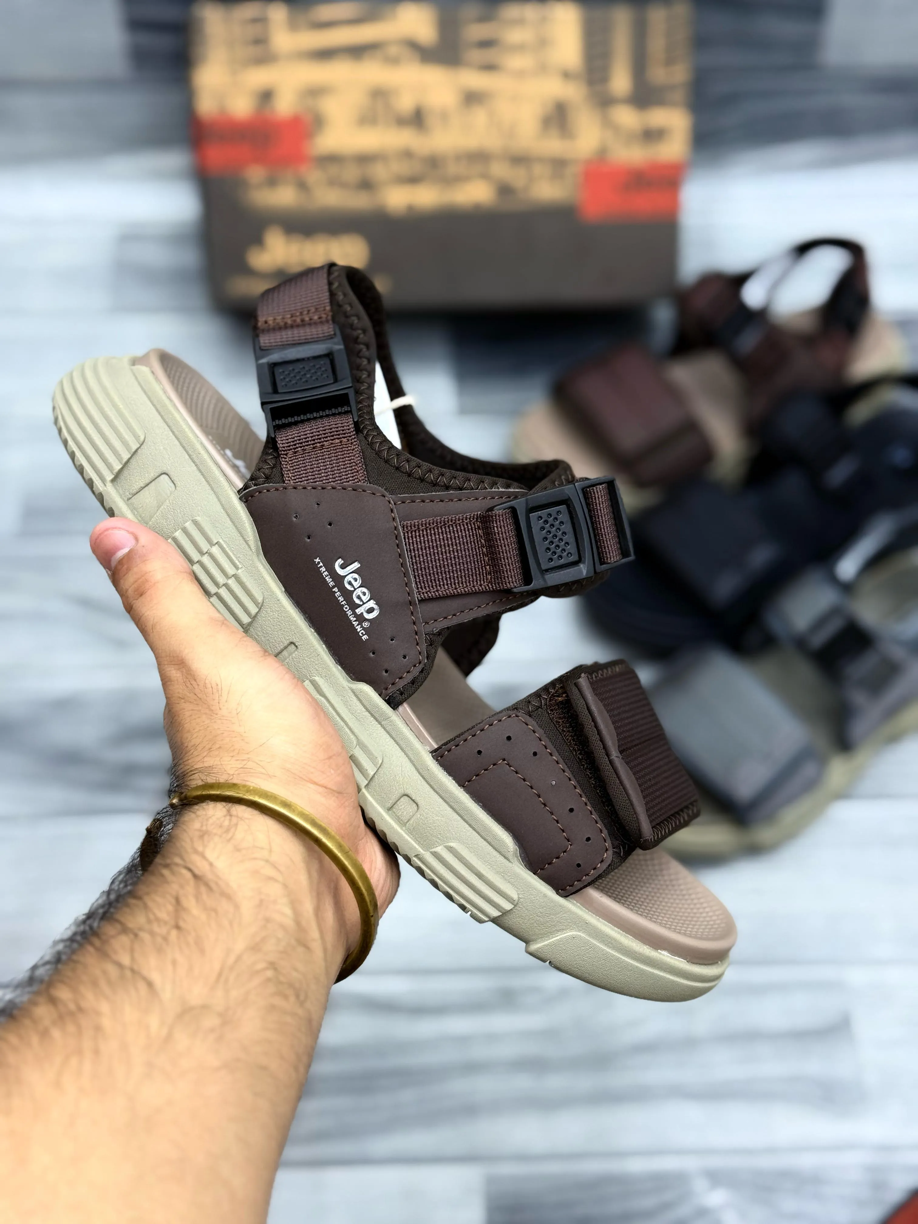 Jeep Outdoor Adventure Sandals – Durable & Comfortable