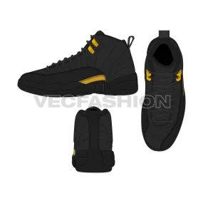 Mens Basketball Hi-Top Sneakers