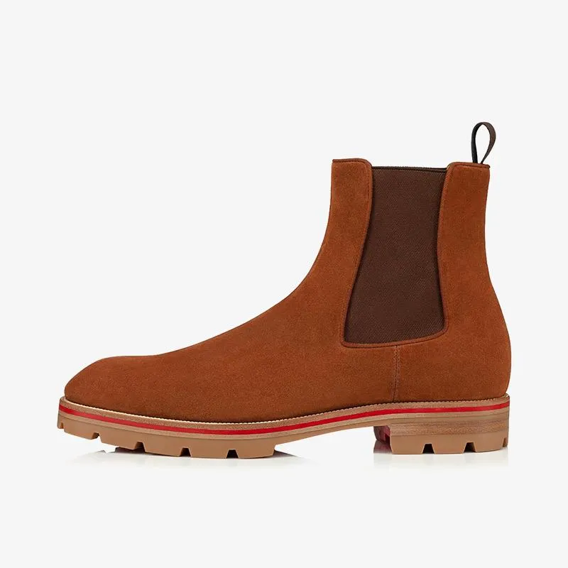 Men's Brown Suede Ankle Boot