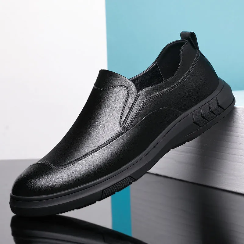Men's Leather Comfortable Loafers Casual Shoes