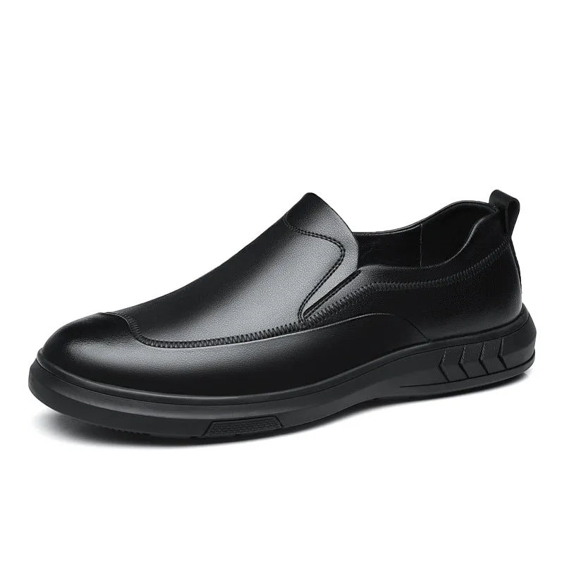 Men's Leather Comfortable Loafers Casual Shoes