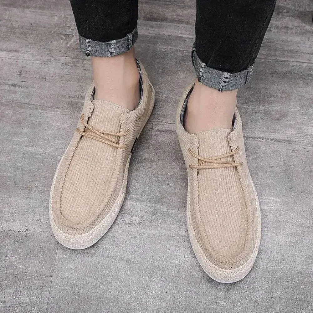 Men's Shoes Breathable Canvas Shoes for Men