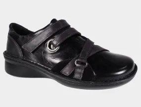 Naot Women's Mambo Velcro Shoes- Black Combination