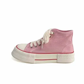 Pink Canvas Sneakers | Stylish & Durable Footwear