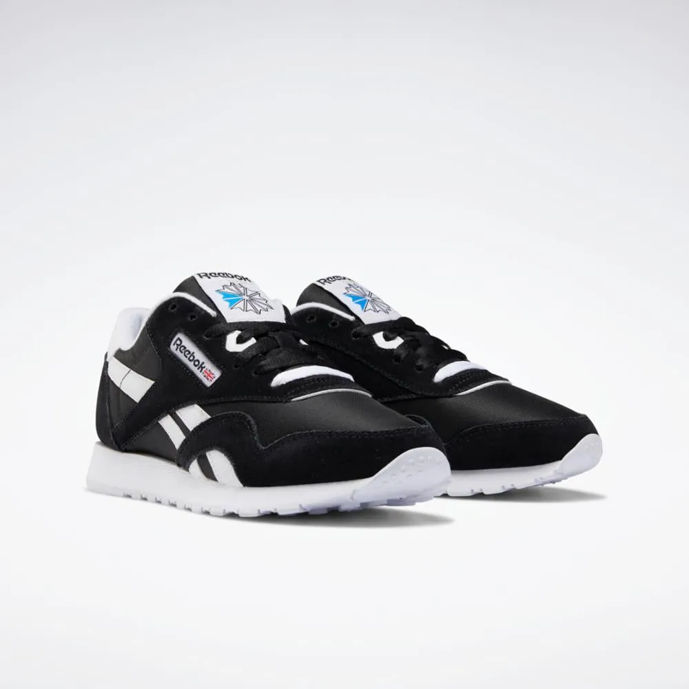 Reebok Footwear Women Classic Nylon Shoes BLK/BLK/WHT