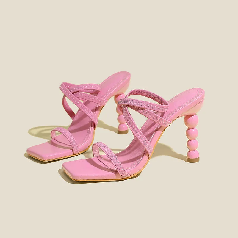 Stylish Alien-Inspired Adjustable Straps Sandals