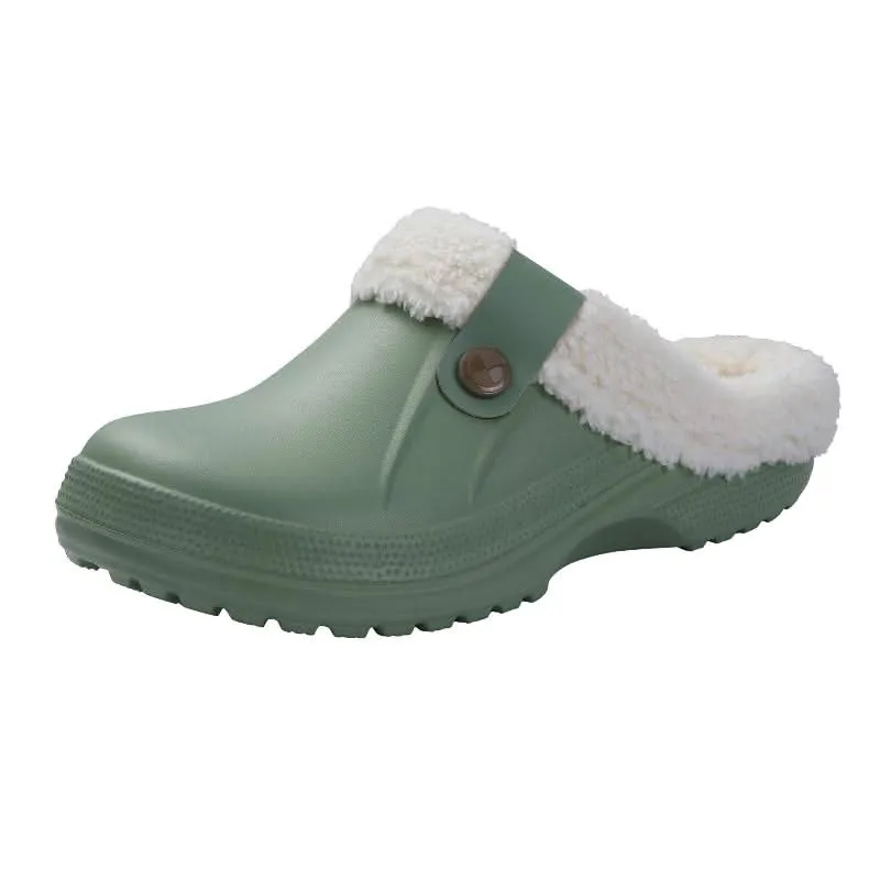 Warm and Cozy Waterproof  Winter Clogs for Women